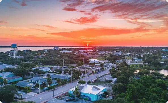 Martin county sunset